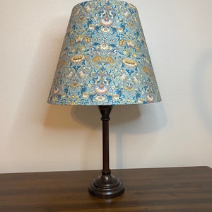 William Morris Standen Lodden Dusk Handmade Lampshade image 5