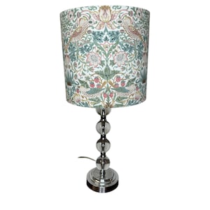 William Morris Strawberry Thief Olive Handmade Lampshade (New)