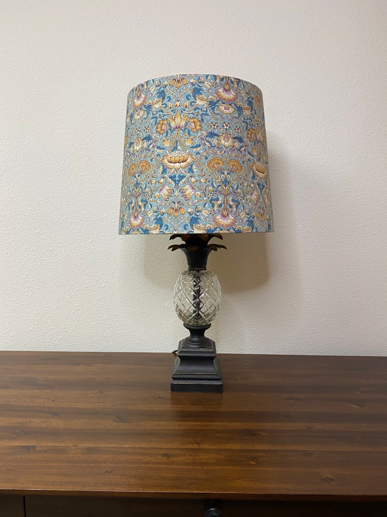 William Morris Standen Lodden Dusk Handmade Lampshade image 4