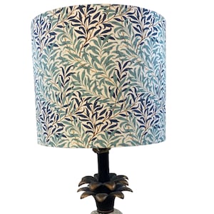 William Morris Mini Willow Bough Mint Handmade Lampshade (New)