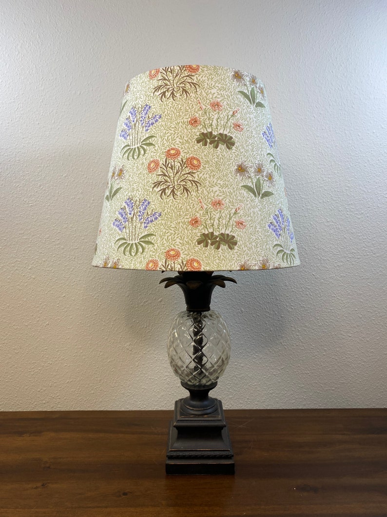William Morris Lily Floral Handmade Lampshade image 2
