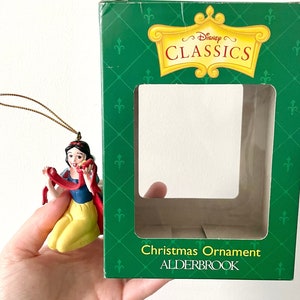 Vintage Disney Classics Snow White Christmas Ornament by Alderbrook in Original Box
