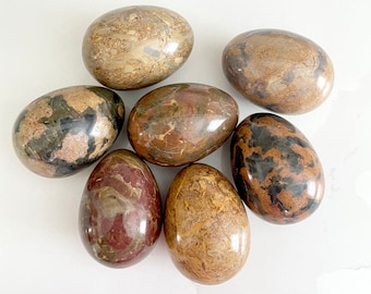 Vintage Stone Eggs, Decorative Solid Marble Eggs