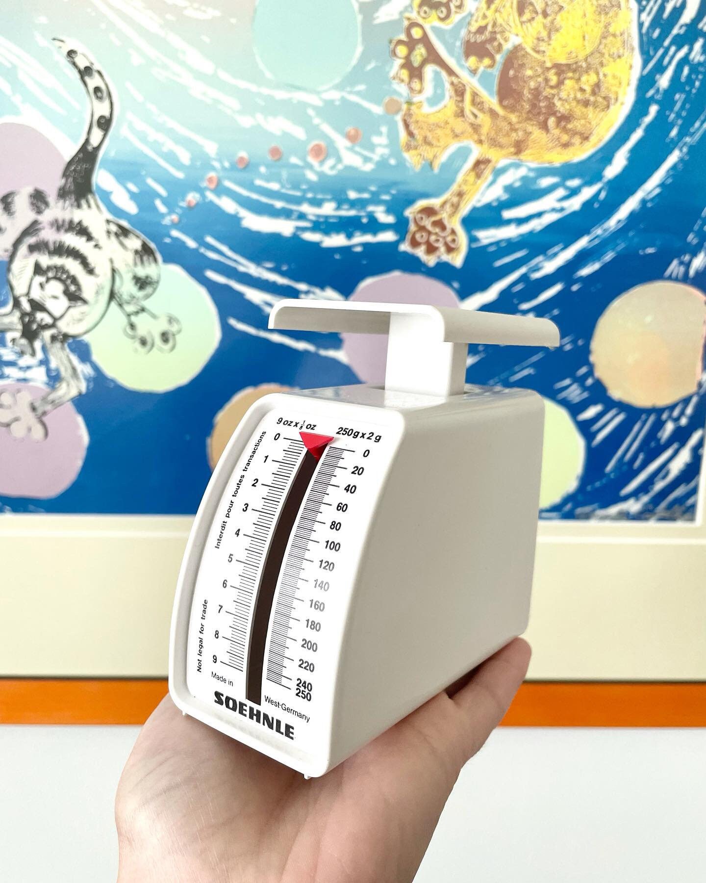 West German Soehnle Kitchen Scale, 1980s Vintage Kitchenware