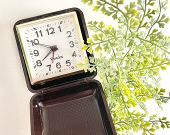 Westclox Travel Alarm Clock in Plastic Case