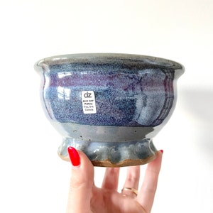 Donn Zver Pottery Bowl, Vintage Canadian Studio Pottery