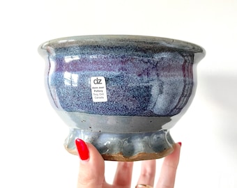 Donn Zver Pottery Bowl, Vintage Canadian Studio Pottery