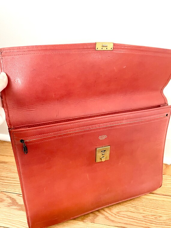 Genuine Leather Buxton Portfolio Briefcase with Key, … Gem