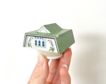 Tarragon DECKEL für Lenox Spice Village Jar, 1989 Feine Porzellan-Gewürzgläser, ERSATZTEILE, As-Is-Zustand (siehe Hinweise in der Beschreibung)