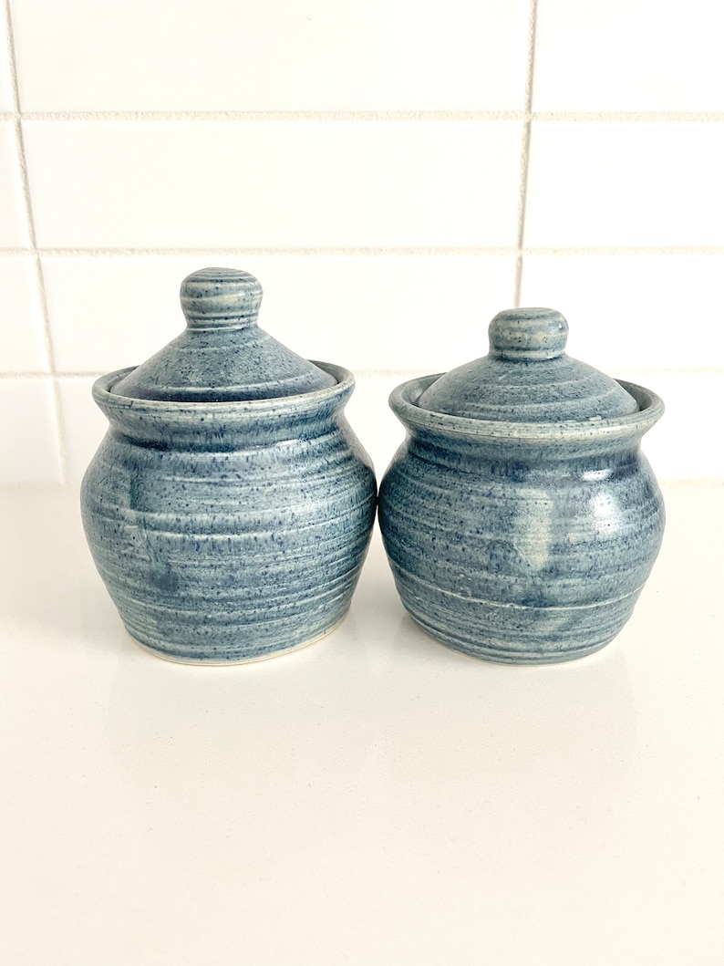 Vintage Canadian Pottery Jars With Lids From PEI Etsy Canada