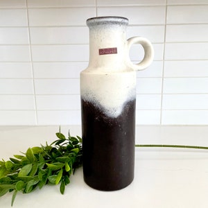 Scheurich Vase 401-20 Fat Lava Umber & Sienna Exterior Glaze