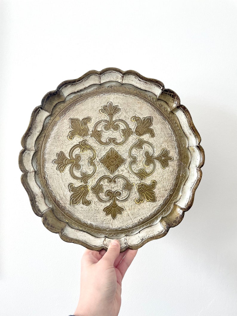 Vintage Italian Florentine Tray, Genuine Made in Italy - Etsy