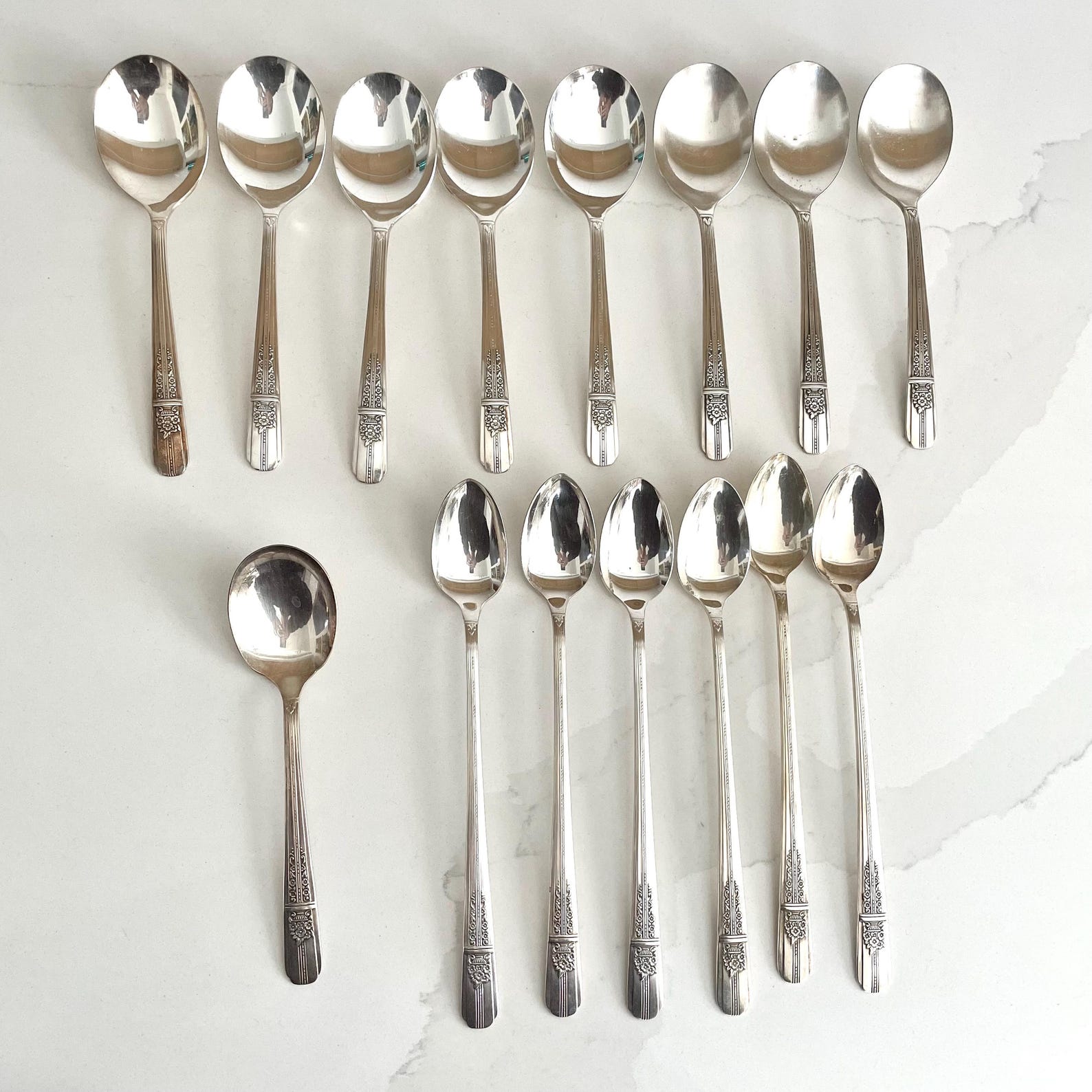WM. A. Rogers 1939 Silverplate, Oneida Ltd. Stainless Flatware ...