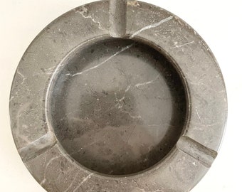 Solid Marble Ashtray, Trinket Dish, Vintage Vanity - Etsy