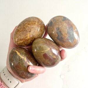 Vintage Stone Eggs, Decorative Solid Marble Eggs image 10