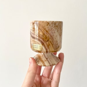1970s Onyx Pen Holder Paperweight Made in Mexico, Office Organization, Vintage Gift Ideas