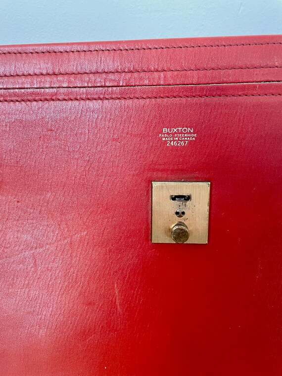 Genuine Leather Buxton Portfolio Briefcase with Key, … Gem