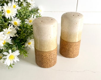 Vintage Northwind Stoneware Salt & Pepper Shakers, Made in Canada