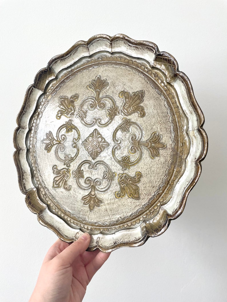 Vintage Italian Florentine Tray, Genuine Made in Italy - Etsy
