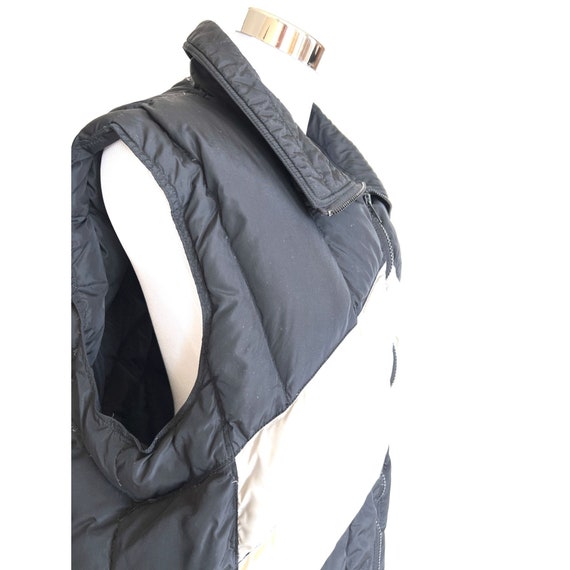 Vintage 80s ski vest, sleeveless down jacket, Ski… - image 4