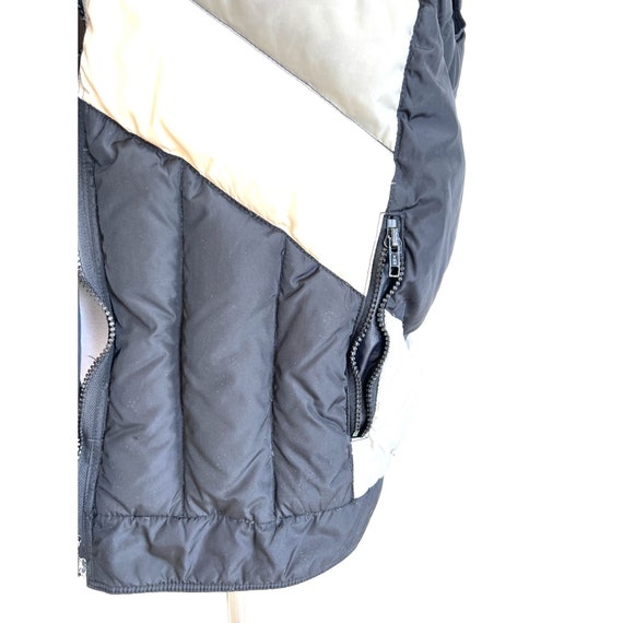 Vintage 80s ski vest, sleeveless down jacket, Ski… - image 5