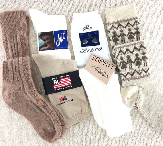 Vintage 90s socks, Jack Nicklaus, Chic brand, Pol… - image 1