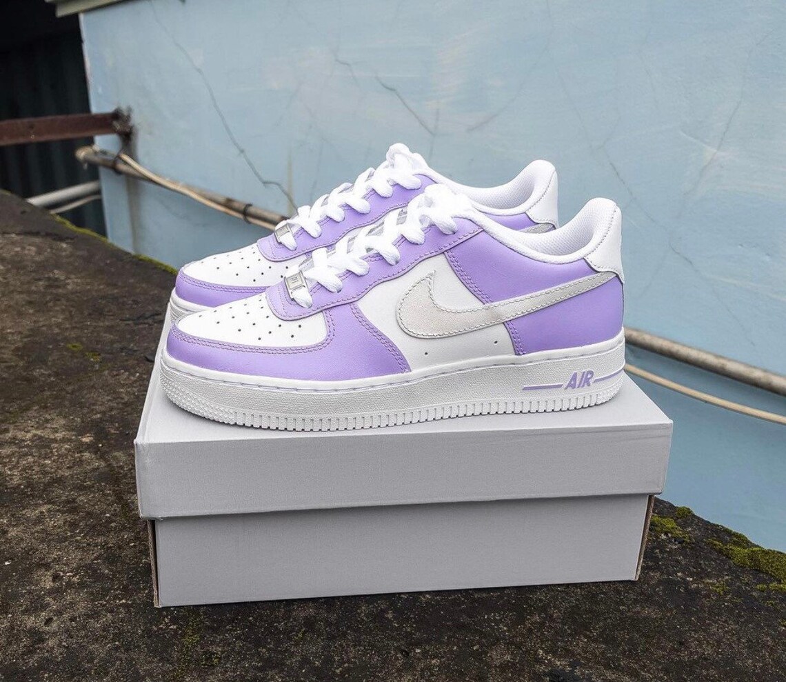 Purple AirForce 1s | Etsy