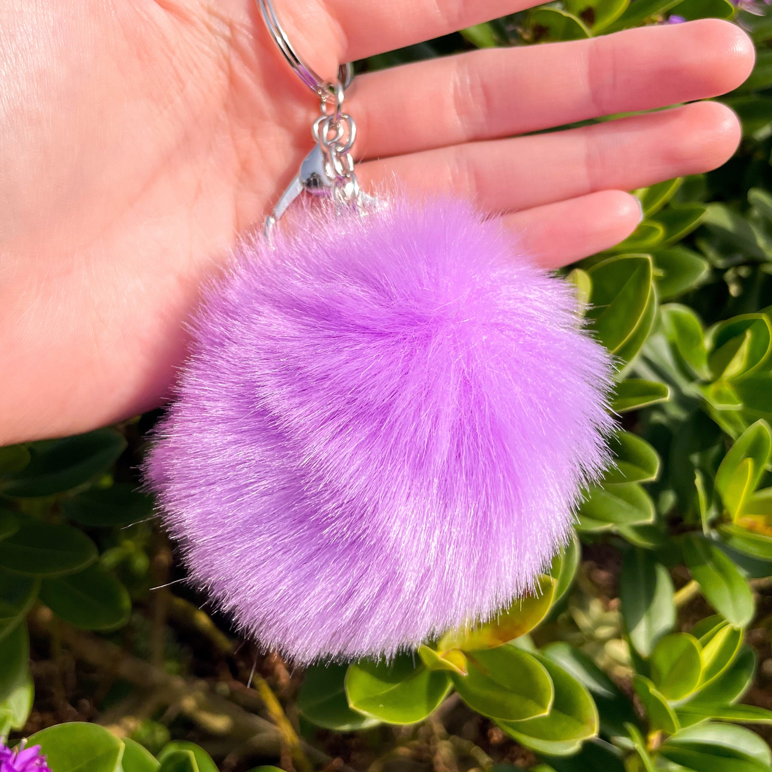 Pom Pom Keyring Pom Pom Keychain Pom Poms Keyring Etsy