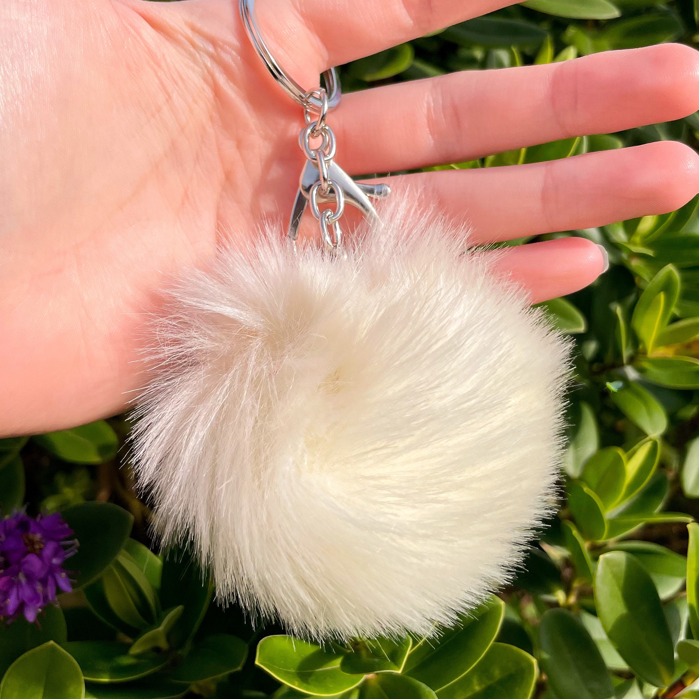 Pom Pom Keyring Pom Pom Keychain Pom Poms Keyring Etsy