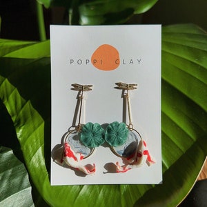 Lucky Koi dangle earrings