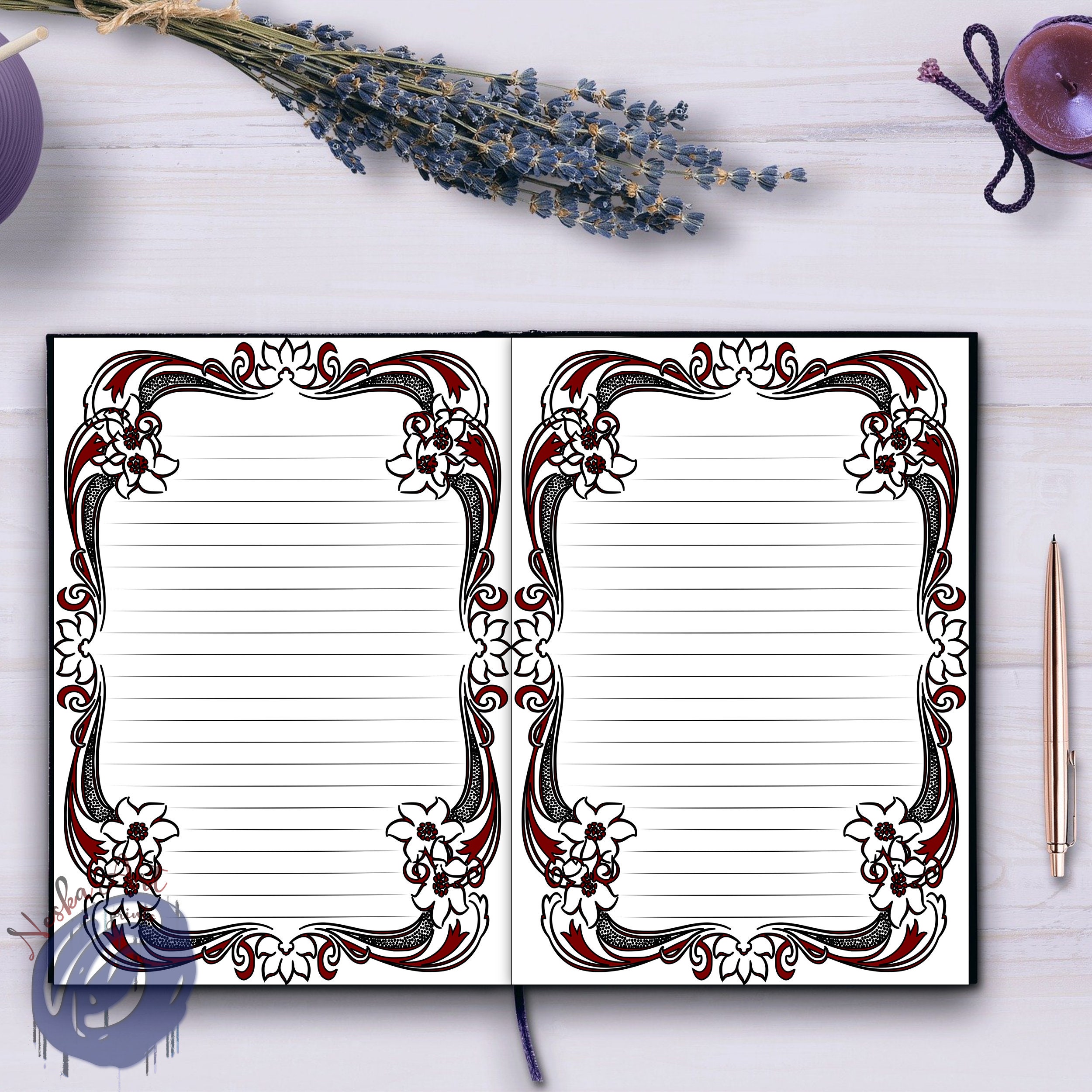 Shadowbook Template Shadowbook Page. Witchcraft. Wicca. Grimoire. Green Witch ...
