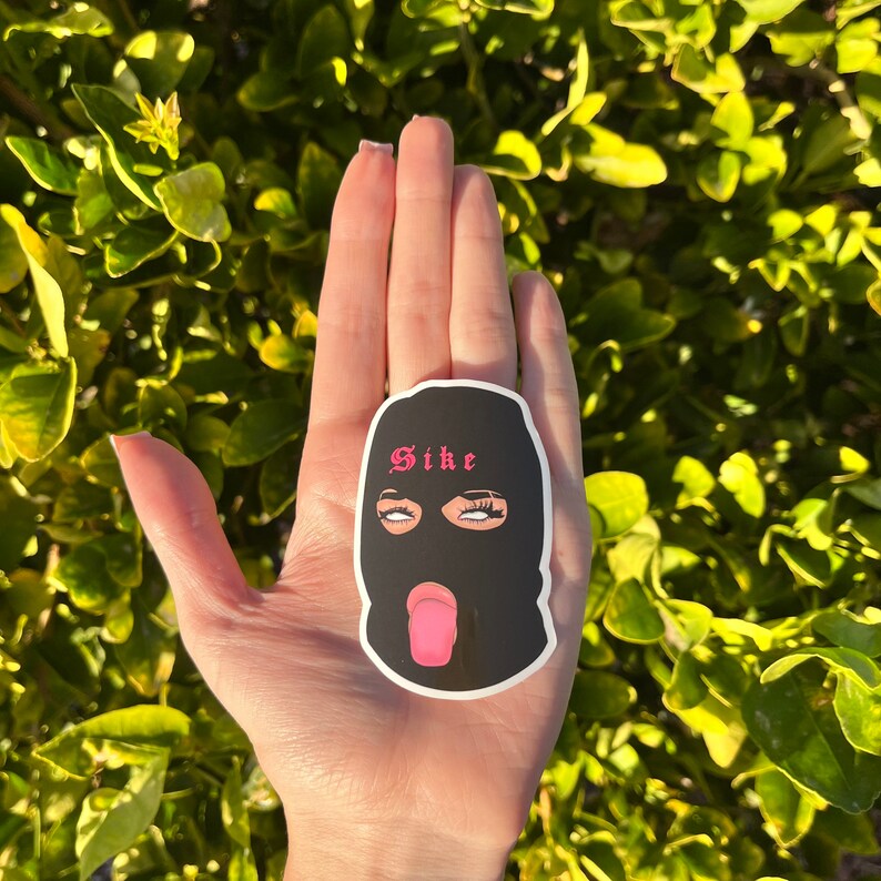 Ski Mask Sticker Waterproof Sticker Stickers for Hydroflask Etsy