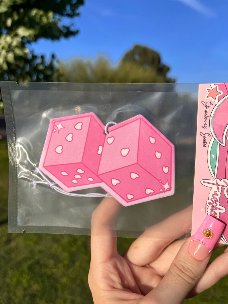 Hanging Dice Car Freshener Car Accessories Y2k Accessories Etsy