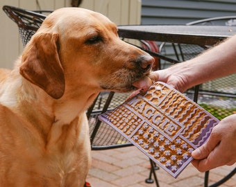 Custom Silicone Lick Mat | Personalized slow feeder for anxiety, dog enrichment, canine entertainment | food grade silicone