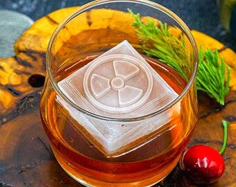 Fun Silicone Ice Cube Trays | whiskey rocks embossed with silly adorable clever themed designs