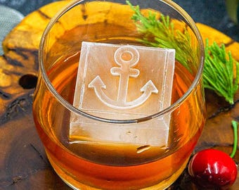 Hobbies Themed Silicone Ice Cube Trays | whiskey rocks embossed with hobby-themed designs