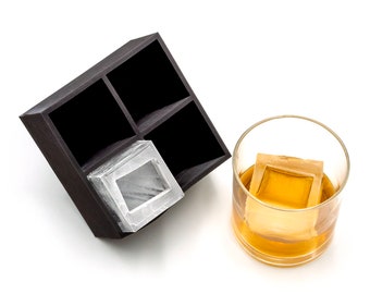 Colorado Inverted 2" Ice Cube Tray, Soft Silicone Mold, Whiskey Gift for Home Bar, Mixology Idea, Craft Cocktail Upgrade