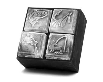 Fishing Ice Cube Tray | Trout, Fly, Boat Silicone Mold