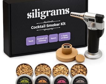 Whiskey Smoker Kit with Torch | Infused Cocktail Bar Set