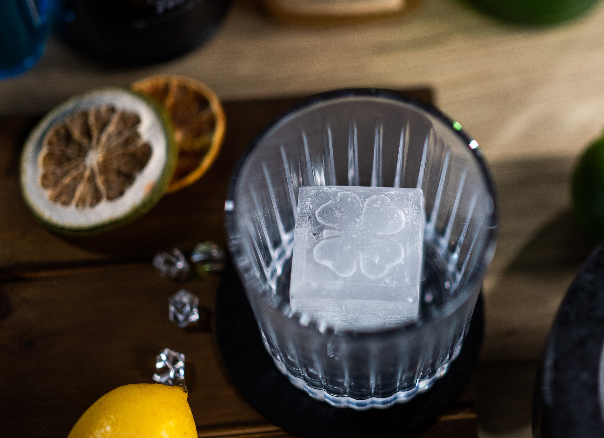 Custom MONOGRAM Cocktail Ice CYLINDER Tray, Personalized Silicone