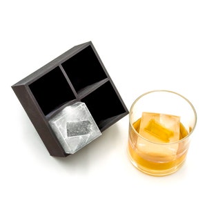 Pennsylvania Inverted 2&quot; Ice Cube Tray, Soft Silicone Mold, Whiskey Gift for Home Bar, Mixology Idea, Craft Cocktail Upgrade