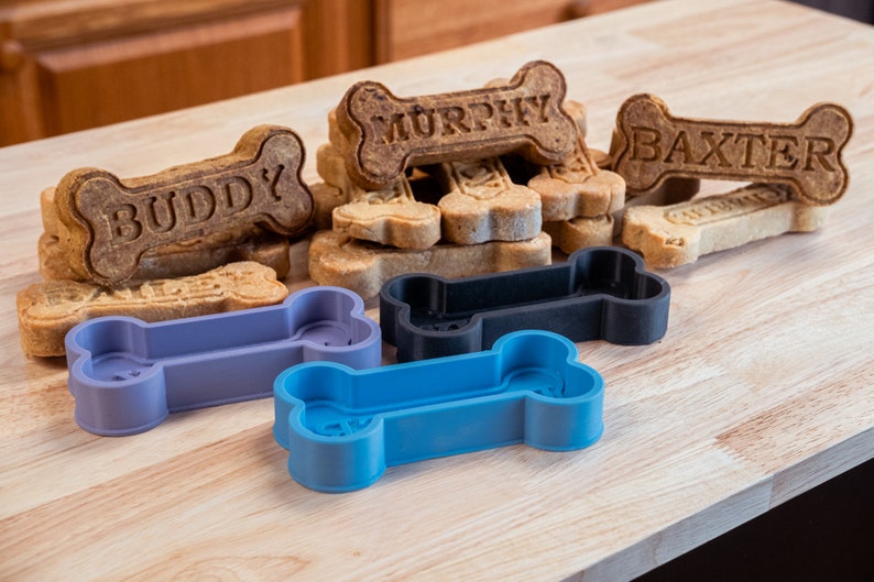 Custom Dog Treat Mold Jumbo Dog Biscuit Silicone Mold With Your Pup's Name image 6