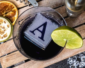Personalized Initial Ice Cube Tray, Unique Drink Gift