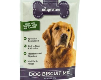 Easy DIY Dog Biscuit Mix | Oats, Pumpkin, Apple