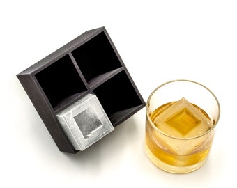 New Mexico Inverted 2" Ice Cube Tray, Soft Silicone Mold, Whiskey Gift for Home Bar, Mixology Idea, Craft Cocktail Upgrade