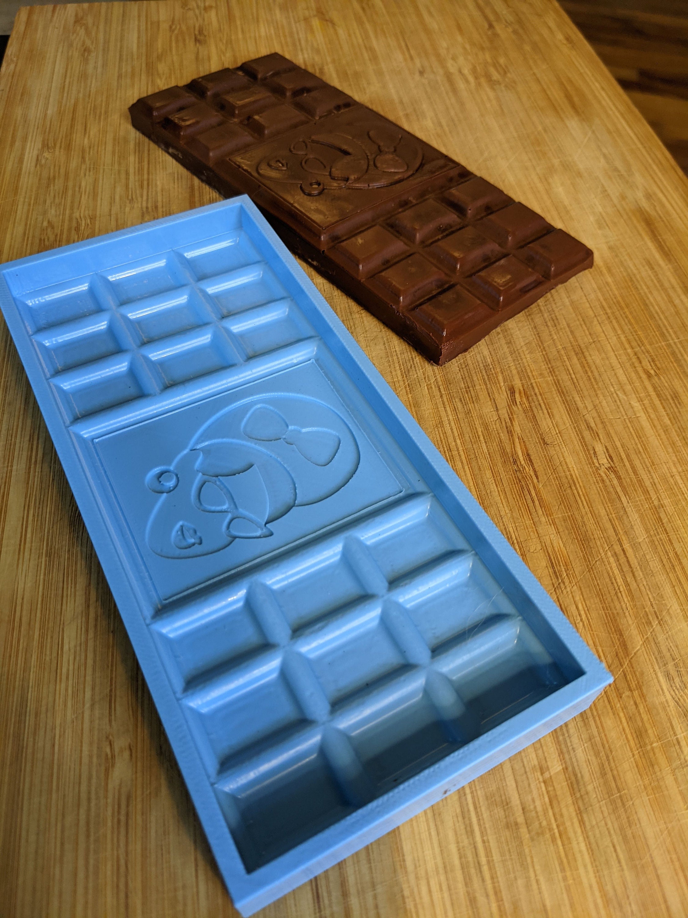 Custom Design Chocolate Bar Mold Personalize With Your Logo Etsy UK