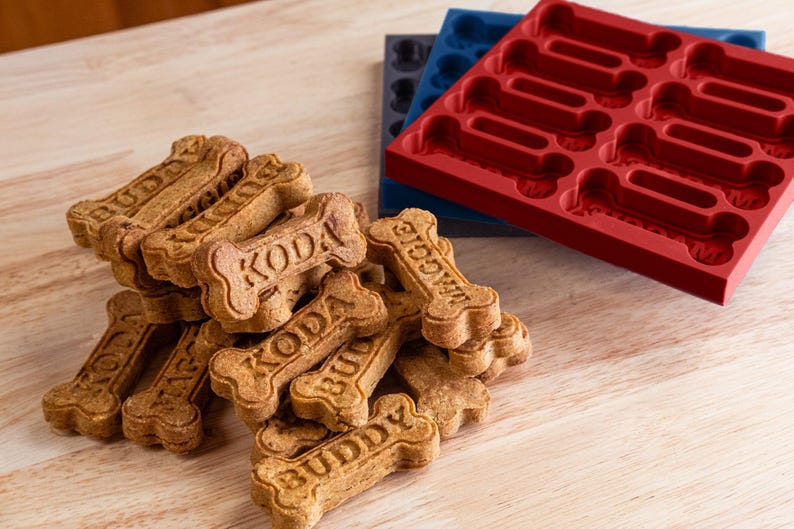 Custom Bone Shaped Treat Mold.