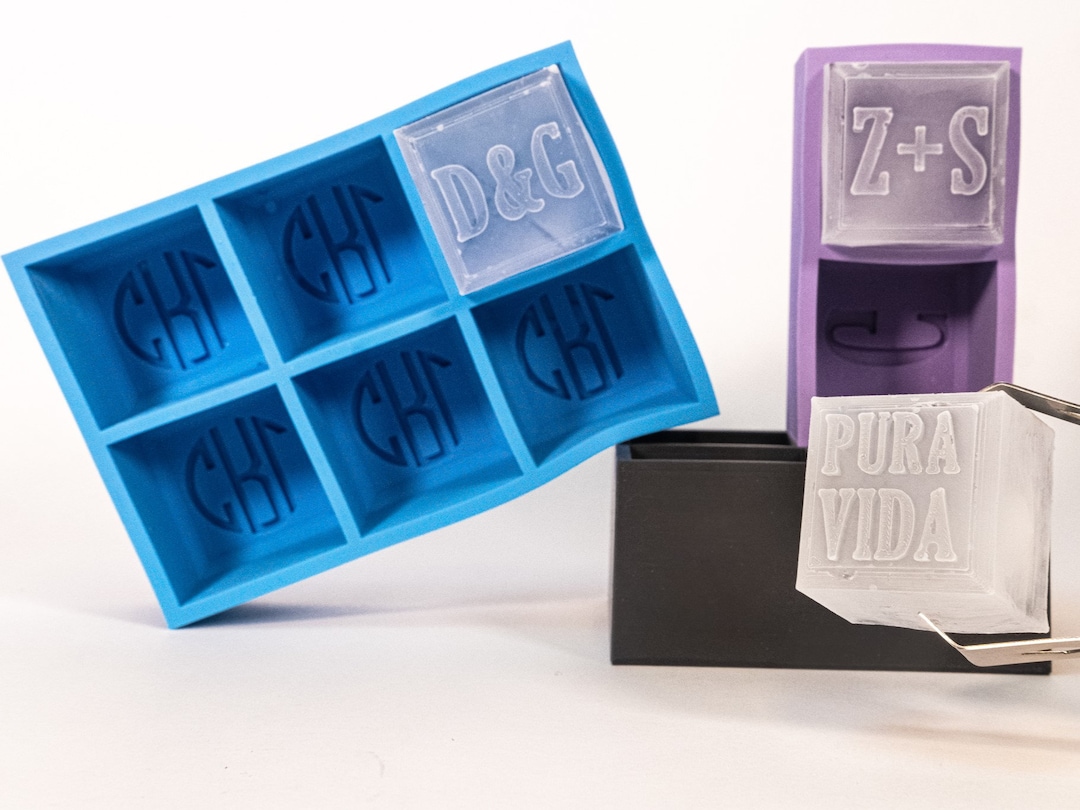 Tovolo Perfect Cube Ice Tray With Lid, Silicone Ice Cube Tray With