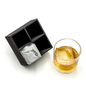 Florida omgekeerd 2&quot; ijsbakje, zachte siliconen mal, whiskycadeau voor thuisbar, mixologie-idee, ambachtelijke cocktail-upgrade