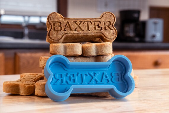 Personalized Dog Treat Mold Customized Dog Treats With Name Custom Silicone  Mold Personalized Gift for Dog Lover, Dog Mom, Dog Dad 